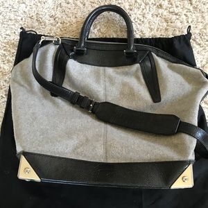 Alexander Wang felt and leather bag